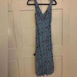 Sundae muse blue floral dress size US 2